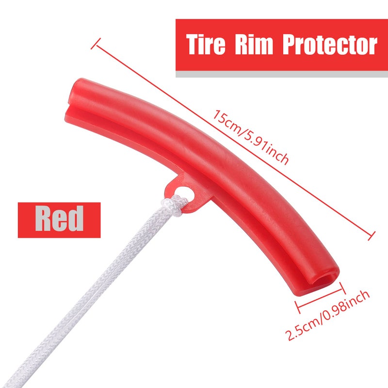 P1TOOLS P1 Tools 5-Piece Wheel Rim Protector Set, Rubber Wheel Changing Rim Edge Savers for a Motorcycle, Car or ATV - Image 2